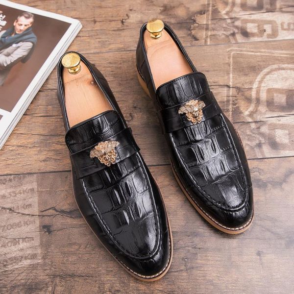 dress shoes size 38-47 fashion pu leather men pointed toe bullock oxfords for slip on designer luxury, Black
dress shoes size 38-47 fashion pu leather men pointed toe bullock oxfords for slip on designer luxury, Black