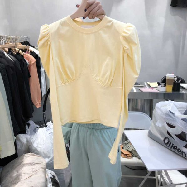 fabpop spring summer long puff sleeve o neck slim casual t shirt women gb341 210709, White
fabpop spring summer long puff sleeve o neck slim casual t shirt women gb341 210709, White