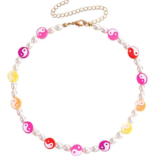 chokers soft pottery love fruit flowers pearl colorful choker necklace for women party daily travel jewelry trendy 2021 collar, Golden;silver
chokers soft pottery love fruit flowers pearl colorful choker necklace for women party daily travel jewelry trendy 2021 collar, Golden;silver