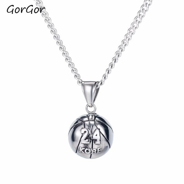 pendant necklaces gorgor personality design jewelry style street all-match titanium steel 24 basketball men's necklace 1693, Silver
pendant necklaces gorgor personality design jewelry style street all-match titanium steel 24 basketball men's necklace 1693, Silver
