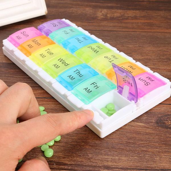 outdoor gadgets pp pills box weekly rainbow case portable tablet organizer for dampproof
outdoor gadgets pp pills box weekly rainbow case portable tablet organizer for dampproof