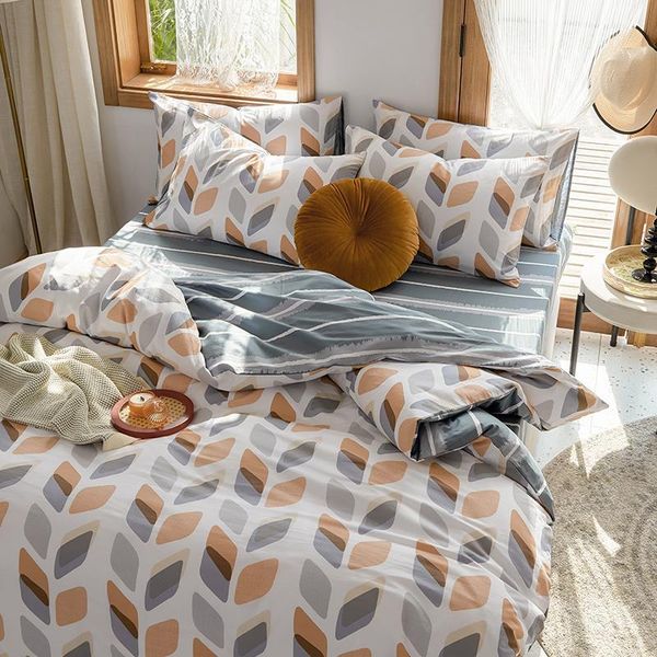 bedding sets 39 cotton set geometric printed duvet cover 4pcs nordic bed sheet twin size quilt 200x230
bedding sets 39 cotton set geometric printed duvet cover 4pcs nordic bed sheet twin size quilt 200x230