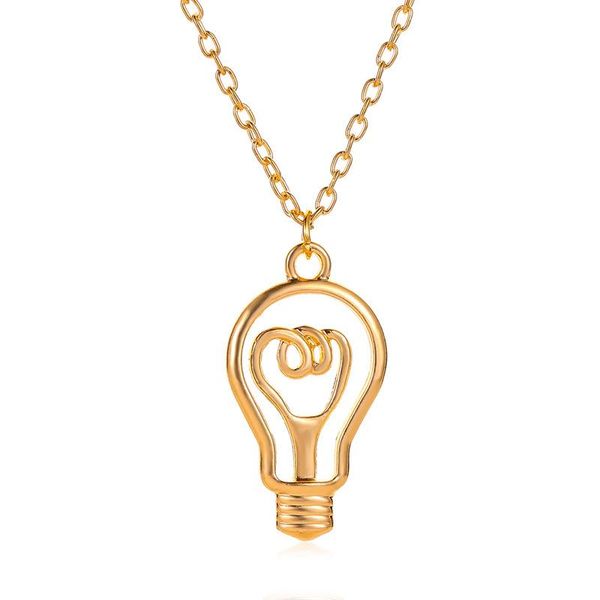 pendant necklaces creative light bulb geometric necklace fashion women's sweater chain accessories punk hip hop party jewelry gifts, Silver
pendant necklaces creative light bulb geometric necklace fashion women's sweater chain accessories punk hip hop party jewelry gifts, Silver