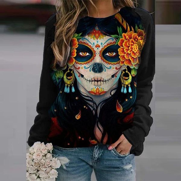 women's hoodies & sweatshirts autumn harajuku long sleeve casual loose pullover pattern o-neck printed shirt sweatshirt, Black
women's hoodies & sweatshirts autumn harajuku long sleeve casual loose pullover pattern o-neck printed shirt sweatshirt, Black