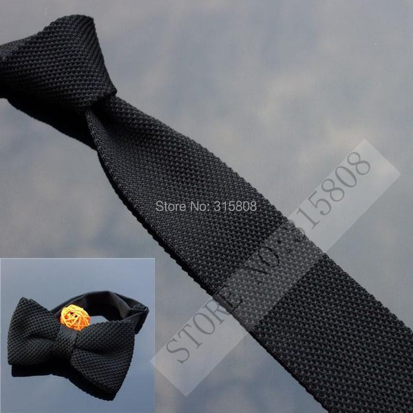 bow ties ikepeibao black microfiber knit pre-tied tie and skinny set for adults, Black;gray
bow ties ikepeibao black microfiber knit pre-tied tie and skinny set for adults, Black;gray