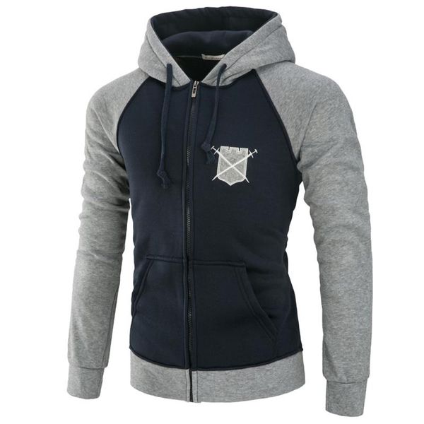 men's hoodies & sweatshirts fashion clothing embroidery label long sleeve autumn color matching simplicity all-match trend casual, Black
men's hoodies & sweatshirts fashion clothing embroidery label long sleeve autumn color matching simplicity all-match trend casual, Black