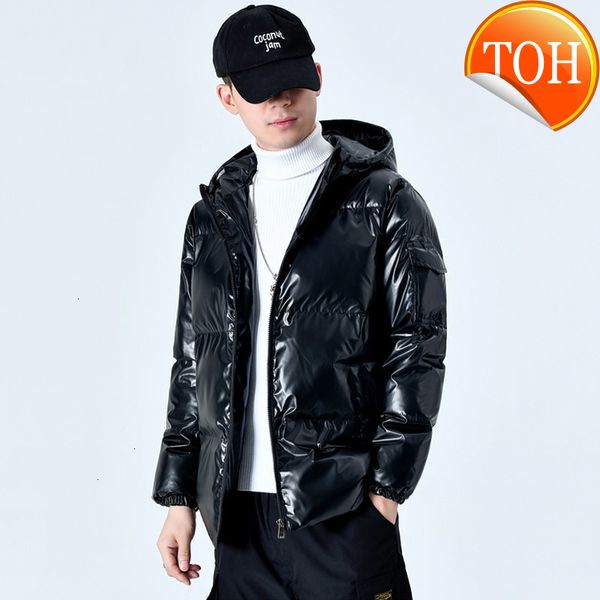 winter cotton-padded jacket men 2021 bright hooded down coat warm fashion solid coats male drop shipping, Black
winter cotton-padded jacket men 2021 bright hooded down coat warm fashion solid coats male drop shipping, Black