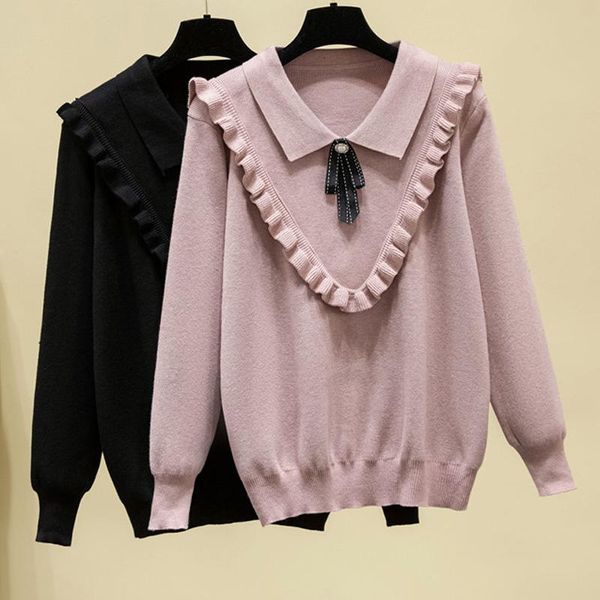 women's sweaters oversized v neck women pullover femme jumper korean fashion ladies solid knitwear 2021 autumn winter, White;black
women's sweaters oversized v neck women pullover femme jumper korean fashion ladies solid knitwear 2021 autumn winter, White;black