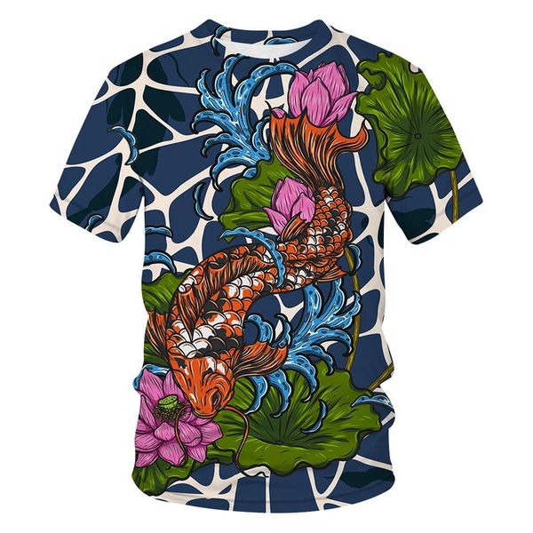 men's t-shirts the latest 3d printed t-shirt children's clothing koi short sleeve / women's street harajuku, White;black
men's t-shirts the latest 3d printed t-shirt children's clothing koi short sleeve / women's street harajuku, White;black