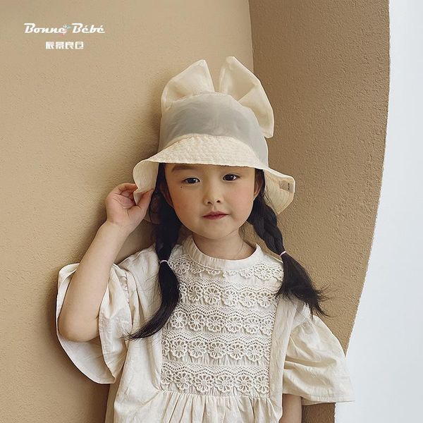 girl child 2021 hat korean summer bow princess fisherman's organza sunscreen baby sunshade caps & hats, Yellow
girl child 2021 hat korean summer bow princess fisherman's organza sunscreen baby sunshade caps & hats, Yellow