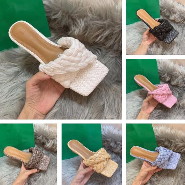 2021 luxury designer women sandals stretch sandal intrecciato flat woven square toe muller twisted strap leather outsole shoes with box size, Black
2021 luxury designer women sandals stretch sandal intrecciato flat woven square toe muller twisted strap leather outsole shoes with box size, Black