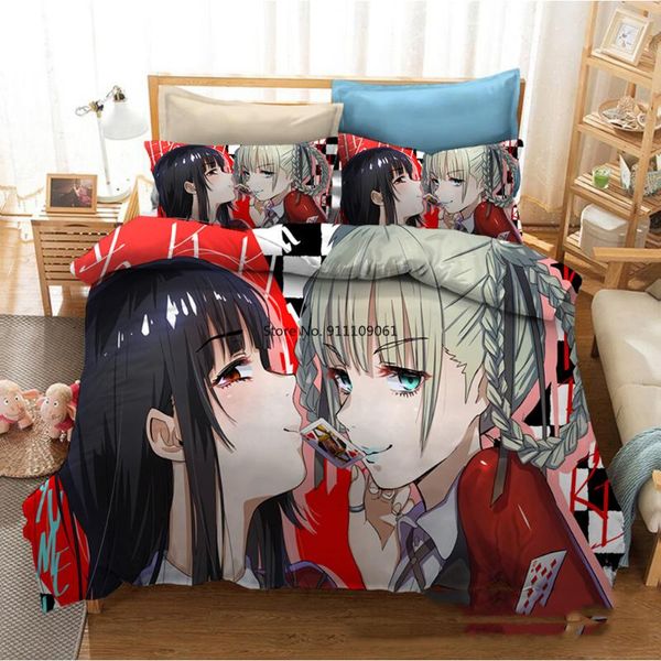 bedding sets kakegurui quilt cover bedspread yomoduki runa cosplay duvet with pillowcase for teens boys girls 2/3pcs set
bedding sets kakegurui quilt cover bedspread yomoduki runa cosplay duvet with pillowcase for teens boys girls 2/3pcs set