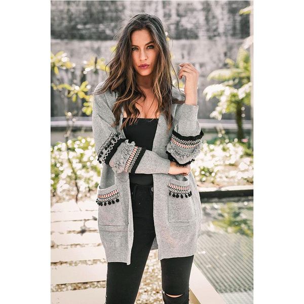 women's sweaters outwear knitted cardigan women long sleeve elegant floral sweater casual autumn coats fashion winter harajuku manteau, White;black
women's sweaters outwear knitted cardigan women long sleeve elegant floral sweater casual autumn coats fashion winter harajuku manteau, White;black