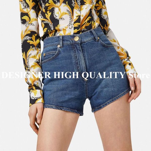 women's shorts 2021 fashion runway designer summer denim women high waist zipper washed blue jeans, White;black
women's shorts 2021 fashion runway designer summer denim women high waist zipper washed blue jeans, White;black