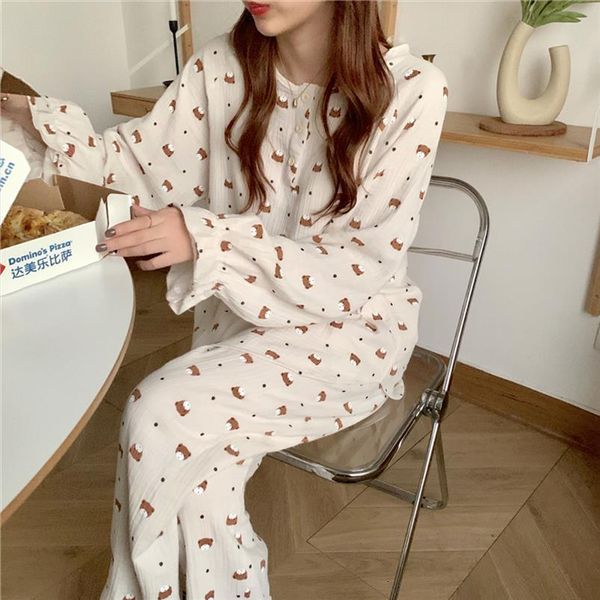 100% cotton bear print pyjamas womens sleepwears set womend loose sleep nightwear 2 pieces ladies home clothing suit for spring, Black;red
100% cotton bear print pyjamas womens sleepwears set womend loose sleep nightwear 2 pieces ladies home clothing suit for spring, Black;red