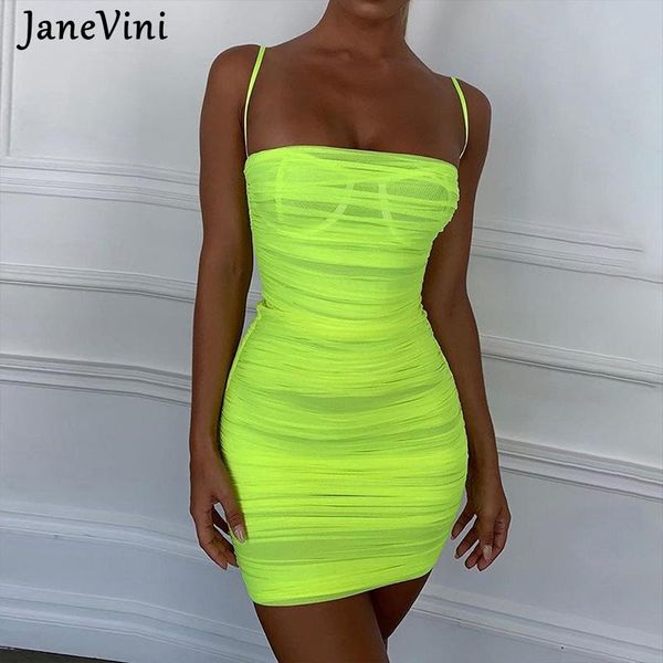janevini 2021 fluorescent green bodycon dresses mesh pleated strapless solid slim fit mini dress women club party clothing casual, Black;gray
janevini 2021 fluorescent green bodycon dresses mesh pleated strapless solid slim fit mini dress women club party clothing casual, Black;gray