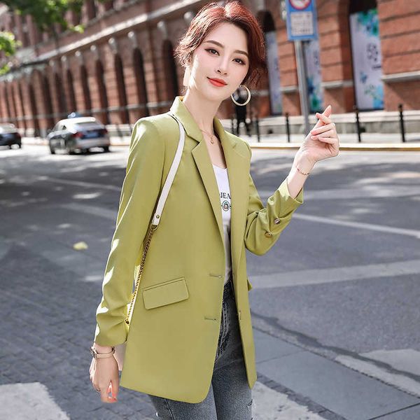 autumn women's casual temperament ladies blazer casual large size s-4xl solid color office jacket small suit 210527, White;black
autumn women's casual temperament ladies blazer casual large size s-4xl solid color office jacket small suit 210527, White;black