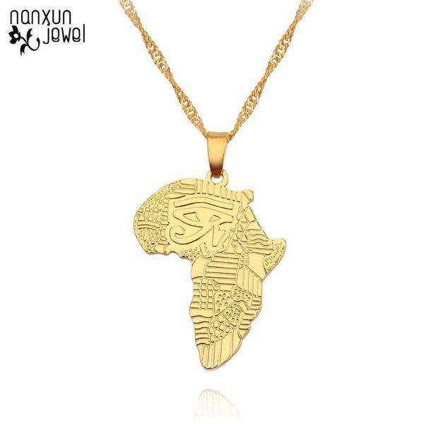 hip-hop style africa map pendant necklaces gold color egyptian pharaoh eye chain women men necklace jewelry gifts, Silver
hip-hop style africa map pendant necklaces gold color egyptian pharaoh eye chain women men necklace jewelry gifts, Silver