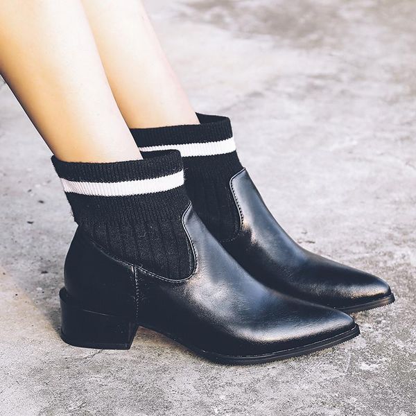 boots black wine red stripe chunky medium heels pointed toe ladies shoes plus size knitting stock short ankle motorcycle
boots black wine red stripe chunky medium heels pointed toe ladies shoes plus size knitting stock short ankle motorcycle