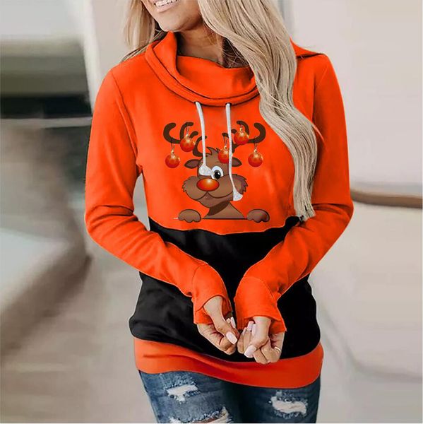 Christmas Print Plus Size Women's Hoodie Ladies Comfortable Loose Party Holiday Show Long Sleeve, Black
Christmas Print Plus Size Women's Hoodie Ladies Comfortable Loose Party Holiday Show Long Sleeve, Black