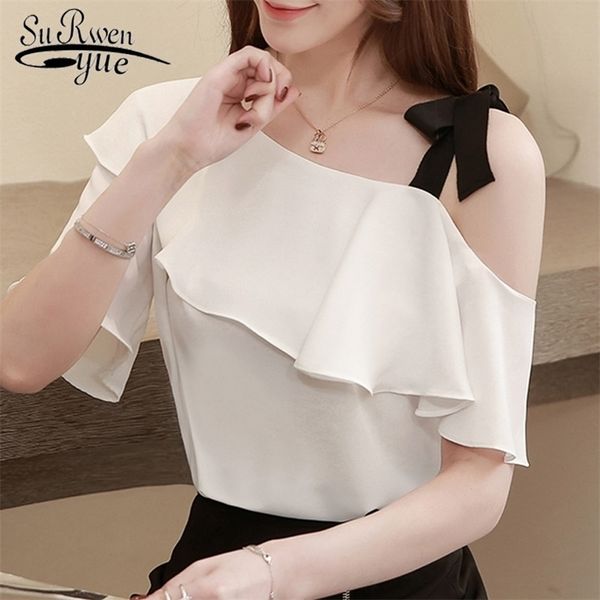 summer women blouses off shoulder blusas mujer de moda short sleeve chiffon blouse womens and 4101 50 210521, White
summer women blouses off shoulder blusas mujer de moda short sleeve chiffon blouse womens and 4101 50 210521, White