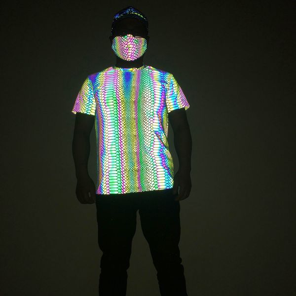 hi vis trendy dazzling men's t shirt casual custom rainbow reflective snake skin prints black oversize loose round crew neck short slee, White;black
hi vis trendy dazzling men's t shirt casual custom rainbow reflective snake skin prints black oversize loose round crew neck short slee, White;black