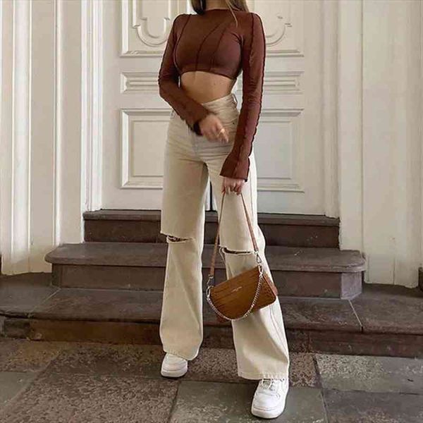 flared jeans streetwear vintage womens capris 90s fashion harajuku ripped knee hole high waist bell-bottom wide leg denim pants, Black;white
flared jeans streetwear vintage womens capris 90s fashion harajuku ripped knee hole high waist bell-bottom wide leg denim pants, Black;white