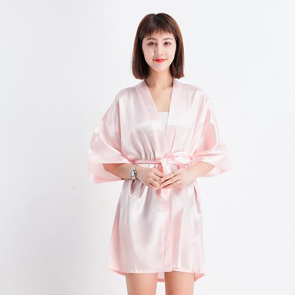 women's sleepwear nightgown silk spring and summer solid color v-neck cardigan lace up bathrobe morning bubble home clothes thin, Black;red
women's sleepwear nightgown silk spring and summer solid color v-neck cardigan lace up bathrobe morning bubble home clothes thin, Black;red