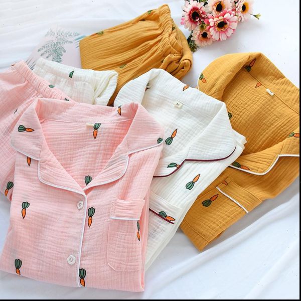 cotton pajama sets carrot print women sleepwear pattern long sleeve shirt trousers soft set nightie home clothes autumn, Black;red
cotton pajama sets carrot print women sleepwear pattern long sleeve shirt trousers soft set nightie home clothes autumn, Black;red