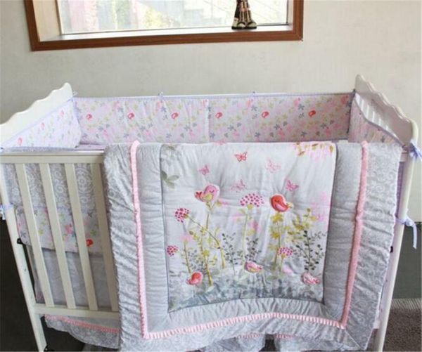 set of 4pcs flower &birds baby crib cot bedding quilt bumper sheet dust ruffle @ sets
set of 4pcs flower &birds baby crib cot bedding quilt bumper sheet dust ruffle @ sets