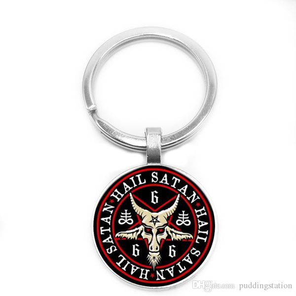 tavis 2019/ new keychain retro silver five-pointed star keychain red goat head glass dome pendant baphomet key ring gothic jewelry key chain, Slivery;golden
tavis 2019/ new keychain retro silver five-pointed star keychain red goat head glass dome pendant baphomet key ring gothic jewelry key chain, Slivery;golden