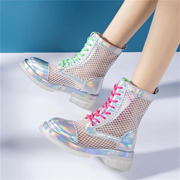 boots hollow out mesh summer ankle for women breathable lace up casual shoes female low heels short booties silver, Black
boots hollow out mesh summer ankle for women breathable lace up casual shoes female low heels short booties silver, Black