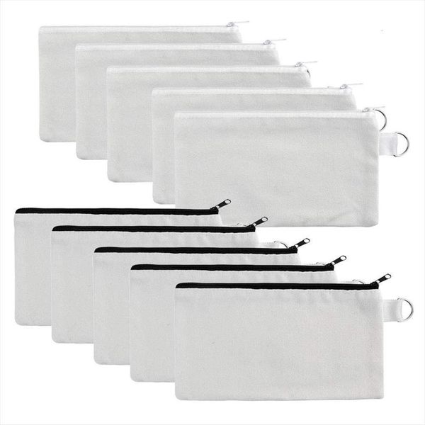 white canvas travel pouch makeup cosmetic bag for women diy fabric tools with holder 9 x 5 in, 10 pack
white canvas travel pouch makeup cosmetic bag for women diy fabric tools with holder 9 x 5 in, 10 pack