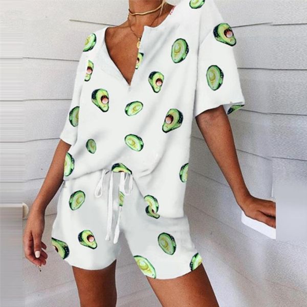print pajama set summer 2 womens sleepwears piece tracksuit t shirt suits female casual v neck top, Black;red
print pajama set summer 2 womens sleepwears piece tracksuit t shirt suits female casual v neck top, Black;red