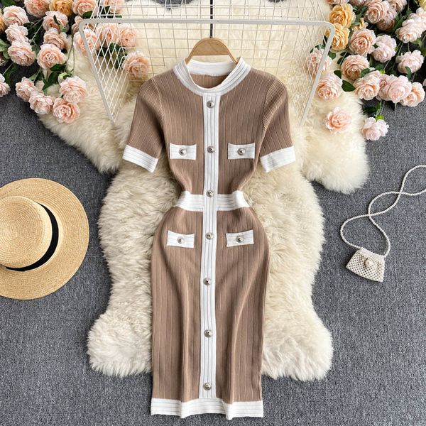 women's knits & tees croysier summer 2021 elegant office button contrast trim knit mini women mock neck short sleeve bodycon, White
women's knits & tees croysier summer 2021 elegant office button contrast trim knit mini women mock neck short sleeve bodycon, White