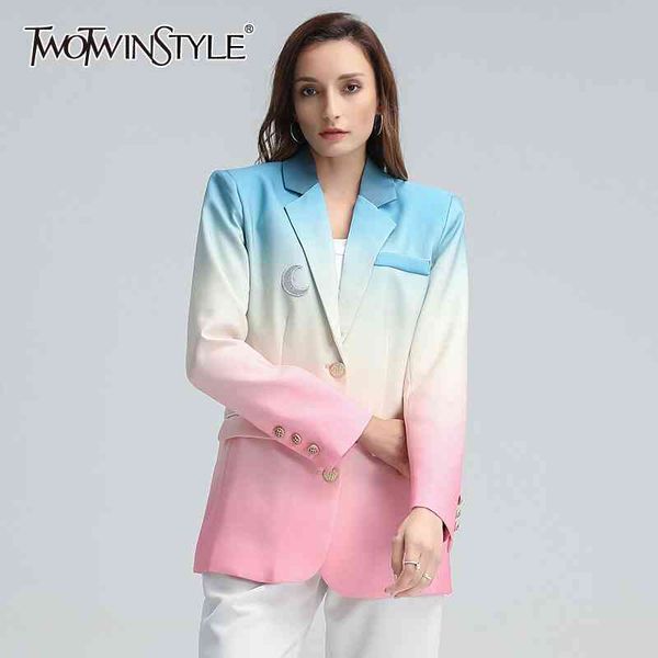 patchwork embroidery hit color blazer for women notched long sleeve casual coat female fashion clothing 210524, White;black
patchwork embroidery hit color blazer for women notched long sleeve casual coat female fashion clothing 210524, White;black