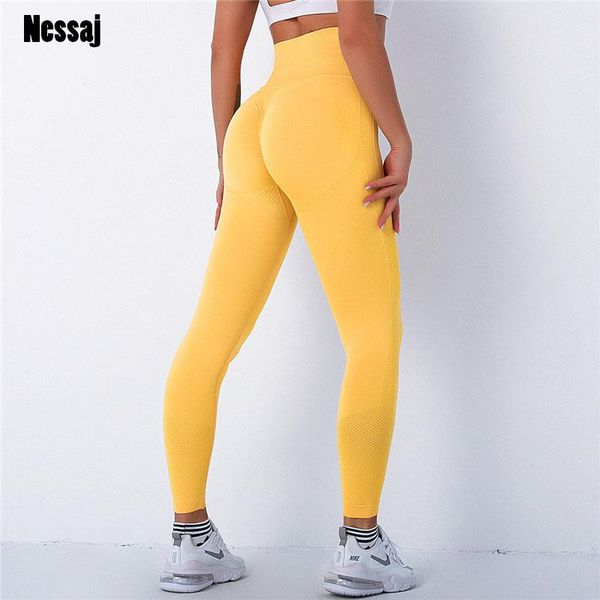 women's leggings nessaj seamless women fitness push up high waist gym running pants slim 10 color, Black
women's leggings nessaj seamless women fitness push up high waist gym running pants slim 10 color, Black