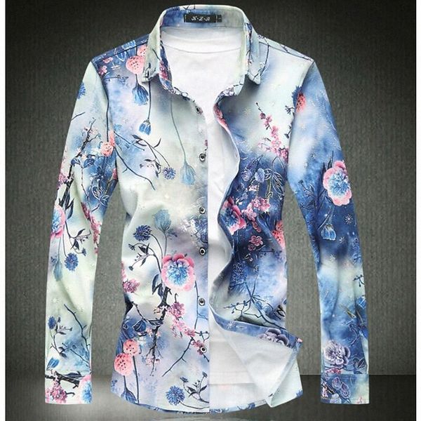 men's shirt floral classic collar daily valentine's day print long sleeve slim vintage green blue red / fall / spring l6of#, White;black
men's shirt floral classic collar daily valentine's day print long sleeve slim vintage green blue red / fall / spring l6of#, White;black