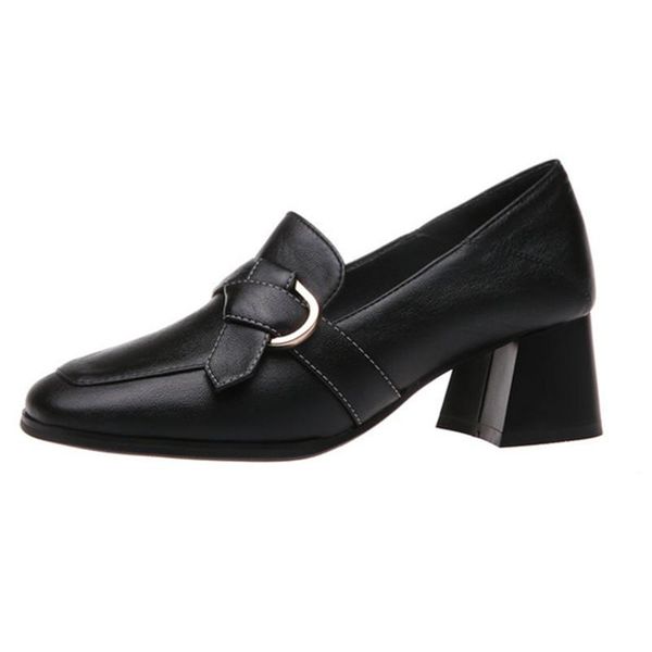 leather slip on women shoes square toe ladies pumps fashion heel all match casual size 34-43 dress, Black
leather slip on women shoes square toe ladies pumps fashion heel all match casual size 34-43 dress, Black