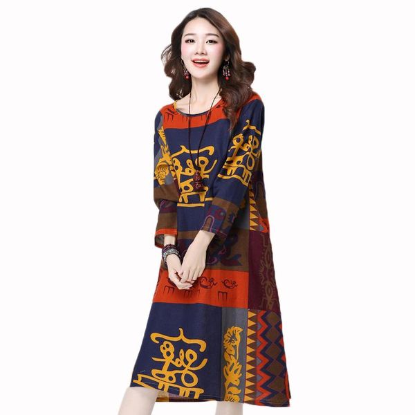 casual dresses autumn and winter dress patchork big size female vintage loog sleeve plaid loose large women's j482, Black;gray
casual dresses autumn and winter dress patchork big size female vintage loog sleeve plaid loose large women's j482, Black;gray