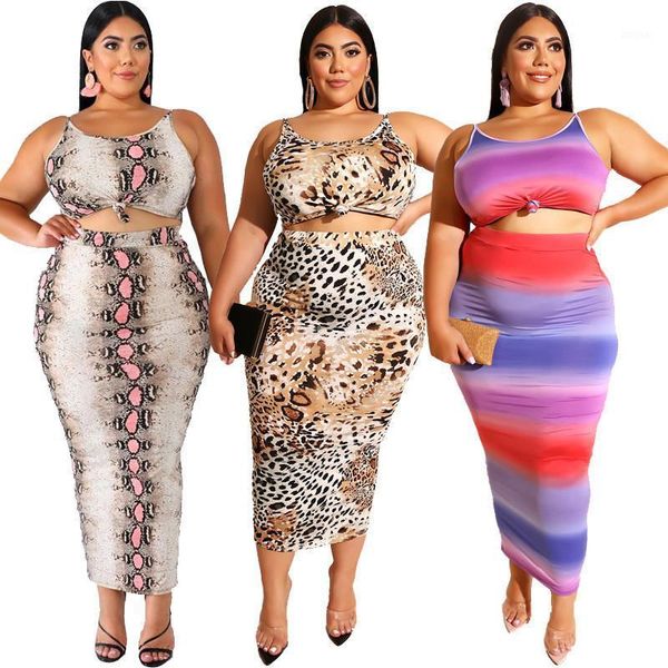 plus size tracksuits skirts suits 2 piece set clothing women summer leopard printed short vest matching sets wholesale drop, Black
plus size tracksuits skirts suits 2 piece set clothing women summer leopard printed short vest matching sets wholesale drop, Black