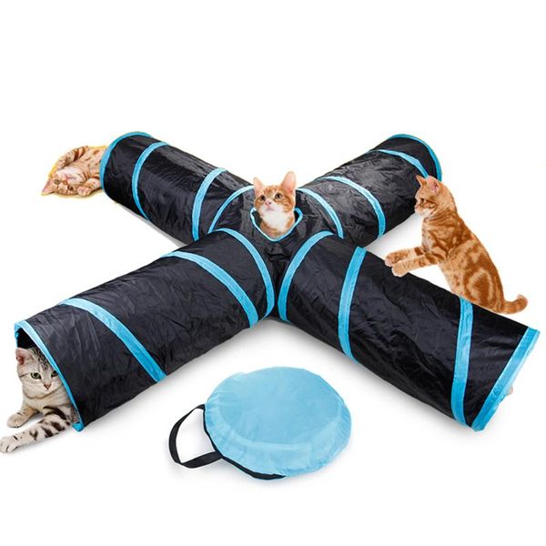 cat toys collapsible pet tunnel tube 3/4/5holes play toy indoor outdoor kitty puppy for puzzle exercising hiding training supplies
cat toys collapsible pet tunnel tube 3/4/5holes play toy indoor outdoor kitty puppy for puzzle exercising hiding training supplies