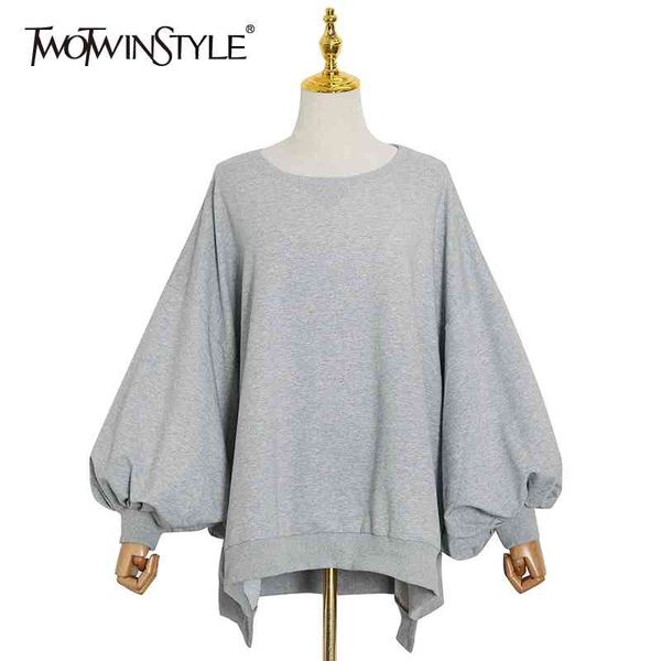 loose korean white sweatshirt for women o neck batwing sleeve side split casual sweatshirts female fall 210524, Black
loose korean white sweatshirt for women o neck batwing sleeve side split casual sweatshirts female fall 210524, Black