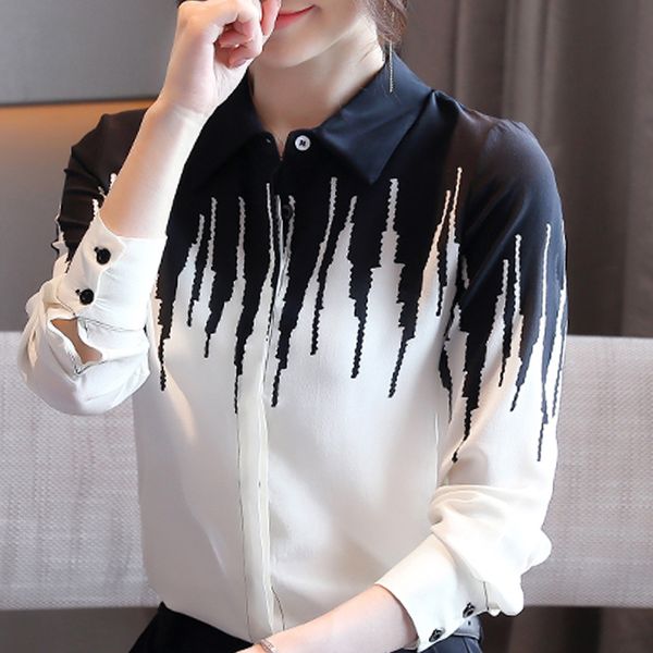 long sleeve blouse women blusas mujer de moda turn down collar office white blouse striped chiffon blouse shirt d426 210426
long sleeve blouse women blusas mujer de moda turn down collar office white blouse striped chiffon blouse shirt d426 210426