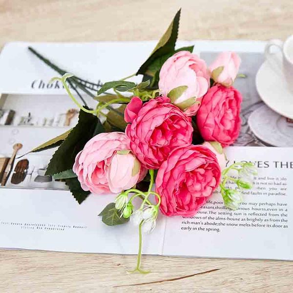 decorative flowers & wreaths beautiful big rose branch artificial silk home wedding decoration retro autumn large roses white fake decor
decorative flowers & wreaths beautiful big rose branch artificial silk home wedding decoration retro autumn large roses white fake decor