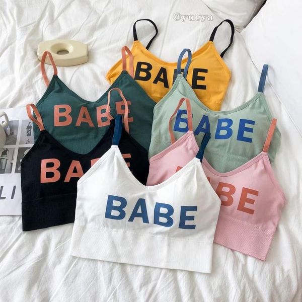camisoles & tanks women tank crop seamless underwear female letter print lingerie intimates with removable padded camisole femme fa, Black;white
camisoles & tanks women tank crop seamless underwear female letter print lingerie intimates with removable padded camisole femme fa, Black;white