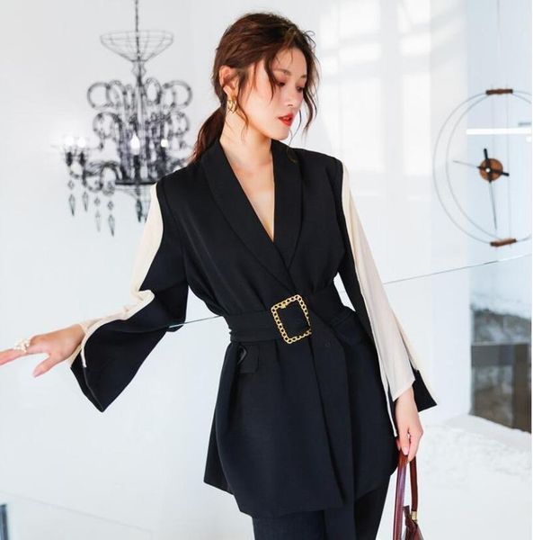 blazer feminino spring and autumn women blazers style thin mixed colors waist hugging lace-up suit women's suits &, White;black
blazer feminino spring and autumn women blazers style thin mixed colors waist hugging lace-up suit women's suits &, White;black