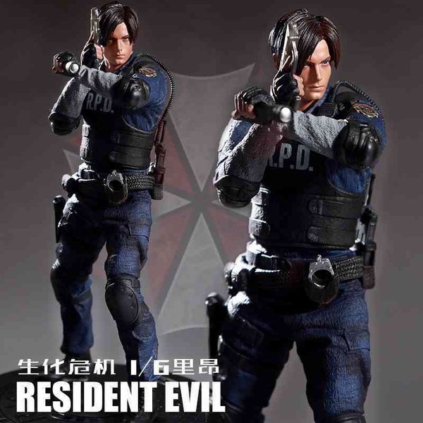domestic resident evil biochemical crisis 2 lyon hand-made 1 / 6 model game ornaments around the statue