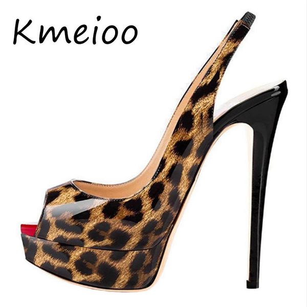 kmeioo women shoes platform slingback pumps leopard high heels peep toe slip on stiletto evening party wedding sandals, Black
kmeioo women shoes platform slingback pumps leopard high heels peep toe slip on stiletto evening party wedding sandals, Black