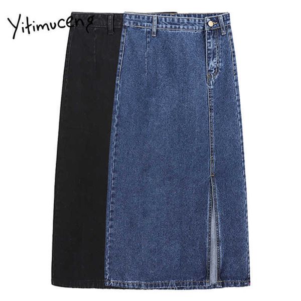 yitimuceng button side split skirt women high waist mini a-line solid summer korean office lady fashion skirts 210601, Black
yitimuceng button side split skirt women high waist mini a-line solid summer korean office lady fashion skirts 210601, Black